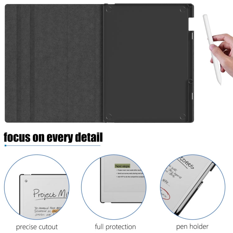 For reMarkable Paper Pro 2024 11.8 inch Rotating Dormant Case(Black)
