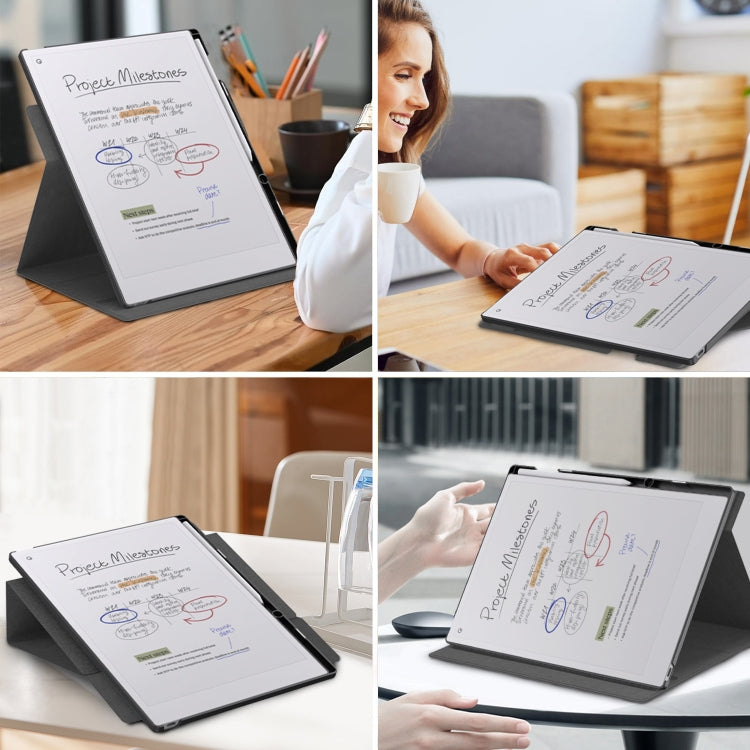 For reMarkable Paper Pro 2024 11.8 inch Rotating Dormant Case(Gray) - Others by PMC TechLife | Online Shopping South Africa | PMC TechLife | Buy Now Pay Later Mobicred