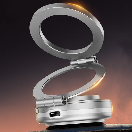 AIMITE C2 Car Vacuum Suction Cup Magnetic Three Axis Linkage Rotatable Cell Phone Holder(Silver) - free shipping - PMC Jewellery - Order now!