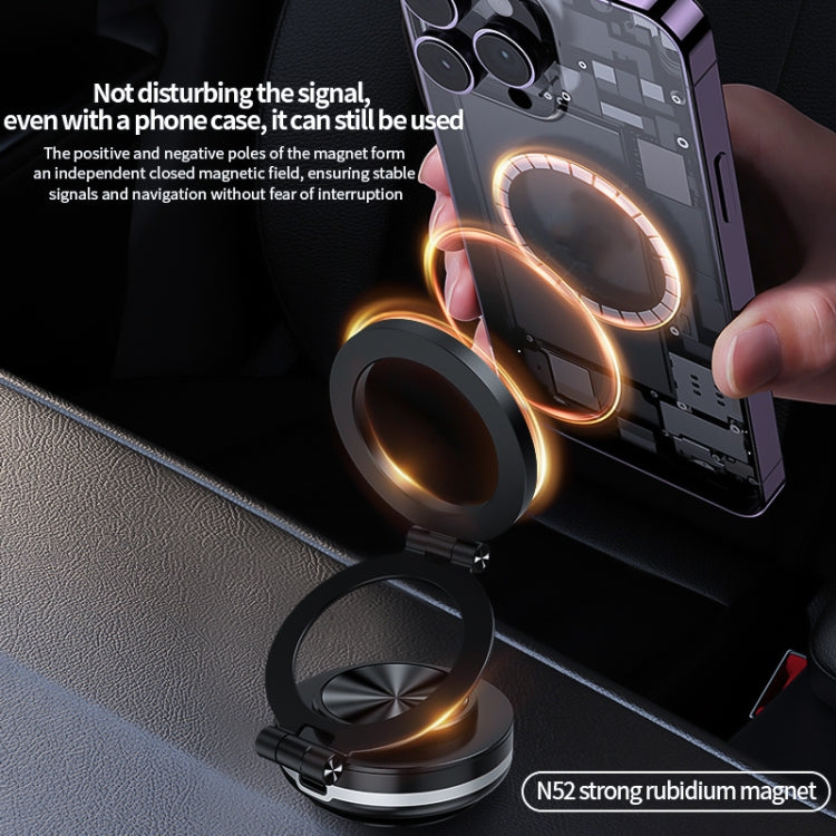AIMITE C2 Car Vacuum Suction Cup Magnetic Three Axis Linkage Rotatable Cell Phone Holder(Silver) - free shipping - PMC Jewellery - Order now!