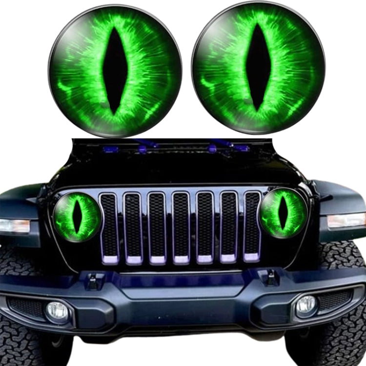 1pair Beast Eyes Headlight Decorative Stickers Off-Road Vehicle Front Lights Stereo Decals, Style: 4 - Lamp Decoration by PMC TechLife | Online Shopping South Africa | PMC TechLife | Buy Now Pay Later Mobicred