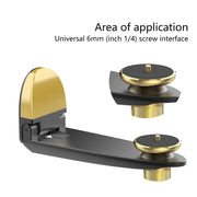 Aluminum Alloy Pan Head Adjustable Foldable Projector Wall Mount(Coffee Gold)