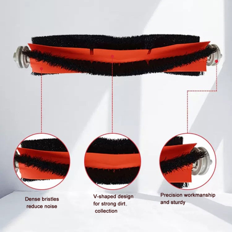 Roller Brush For Dreame X30 / X30 Pro Robot Vacuum Cleaner Replacement Parts - For Xiaomi Accessories by PMc TechLife | Online Shopping South Africa | PMc TechLife | Buy Now Pay Later Mobicred
