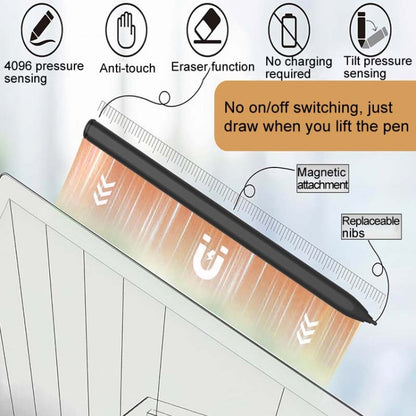 4096 Grade Pressure Sensitive EMR Stylus, Style: D-003 Upgrade+5 Felt Tips+1 Pen Clip - free shipping - PMC Jewellery - Order now!