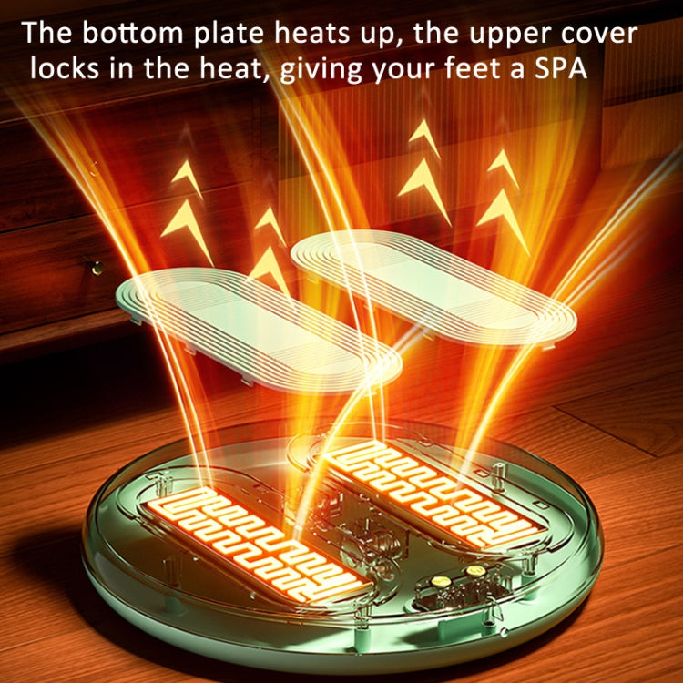 5V USB Plug Foot Massager Warmer 3 Levels Temperature & Vibration Adjustable(Milk Green) - free shipping - PMC TechLife - Order now!