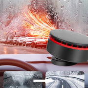 12V Car Heater 360 Adjustable Defogging Defrosting Heating Fan Heating Cooling Function Windscreen Defroster Demister(Black Yellow)