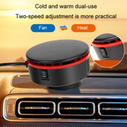 12V Car Heater 360 Adjustable Defogging Defrosting Heating Fan Heating Cooling Function Windscreen Defroster Demister(Black Yellow)