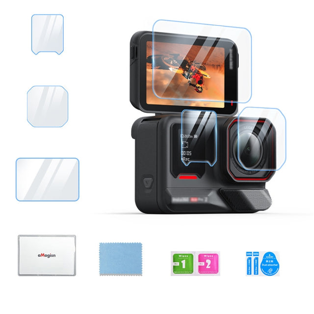 For Insta360 Ace Pro 2 aMagisn Tempered Glass Screen Protector, Spec: 1 Set