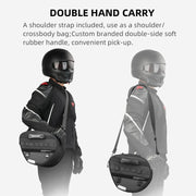 Rhinowalk MTR5001 15L Scooter Front Bag Large Capacity Curved Beam Motorcycle Rear Seat Bag(Black)