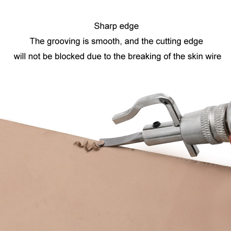 7 In 1 Leather Edge Presser Groove Cutter Edge Trimmer(Brown) - Burin &Cutting Knife by PMc TechLife | Online Shopping South Africa | PMc TechLife | Buy Now Pay Later Mobicred