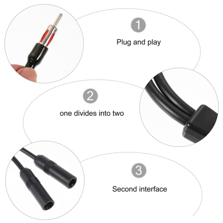 Car GPS Antenna Modification Two Female And One Male Adaptor - Aerials by PMc TechLife | Online Shopping South Africa | PMc TechLife | Buy Now Pay Later Mobicred