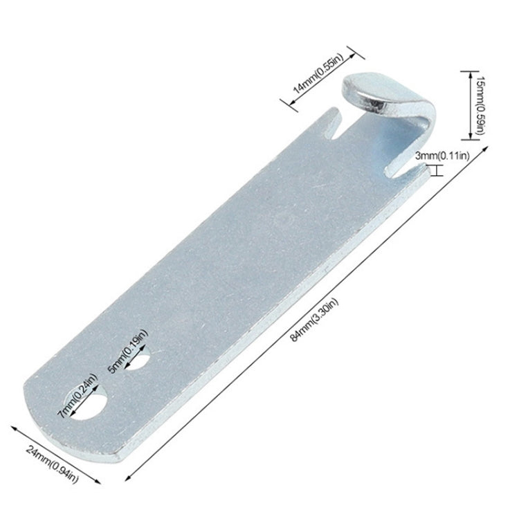 2pcs /Set Wire Twister T-Post Clamp Fence Wire Rope Winder(Silver) - Others by PMC TechLife | Online Shopping South Africa | PMC TechLife | Buy Now Pay Later Mobicred