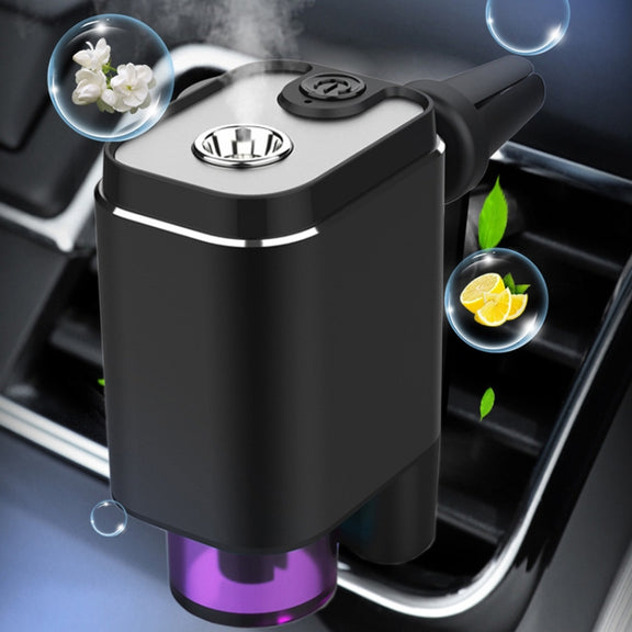 A26 Intelligent Car Air Vent Essential Oil Aromatherapy Diffuser Deodorizing Spray Scent Extender(Gray)
