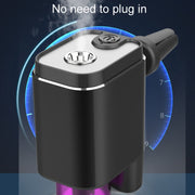 A26 Intelligent Car Air Vent Essential Oil Aromatherapy Diffuser Deodorizing Spray Scent Extender(Gray)