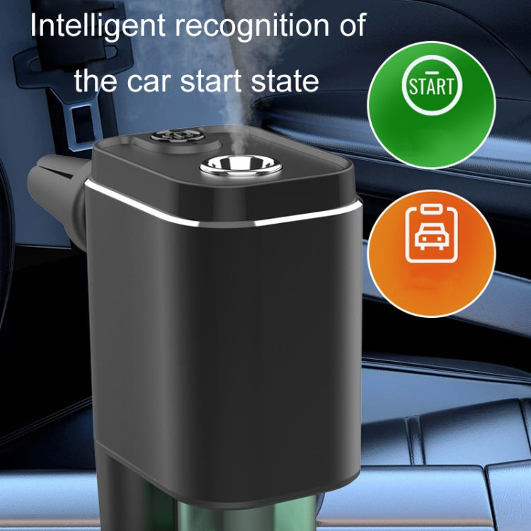 A26 Intelligent Car Air Vent Essential Oil Aromatherapy Diffuser Deodorizing Spray Scent Extender(Gray)