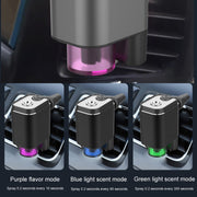 A26 Intelligent Car Air Vent Essential Oil Aromatherapy Diffuser Deodorizing Spray Scent Extender(Gray)