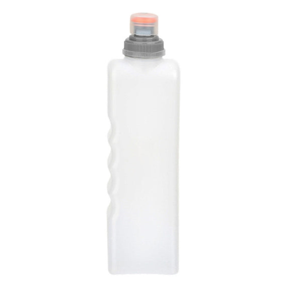 330ml Sports Running Water Bottle Mountain Biking Portable Fitness Large Capacity Curved Water Bottle(White)