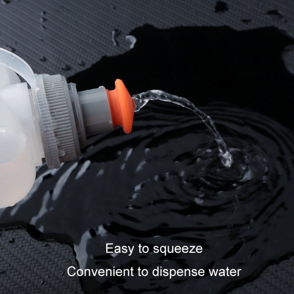 330ml Sports Running Water Bottle Mountain Biking Portable Fitness Large Capacity Curved Water Bottle(White)