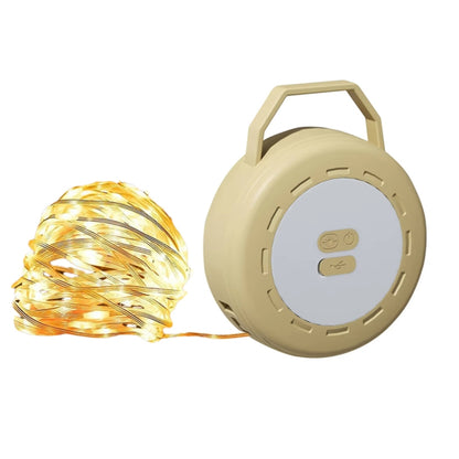 TUBUZHE 2 In 1 LED Portable String Lamp Camping Atmosphere Light USB Rechargeable Outdoor Tent Night Light(Green) - Camping Lighting by TUBUZHE | Online Shopping South Africa | PMC Jewellery | Buy Now Pay Later Mobicred