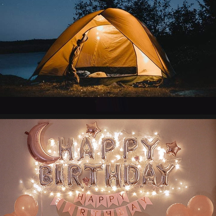 TUBUZHE 2 In 1 LED Portable String Lamp Camping Atmosphere Light USB Rechargeable Outdoor Tent Night Light(Green) - Camping Lighting by TUBUZHE | Online Shopping South Africa | PMC Jewellery | Buy Now Pay Later Mobicred
