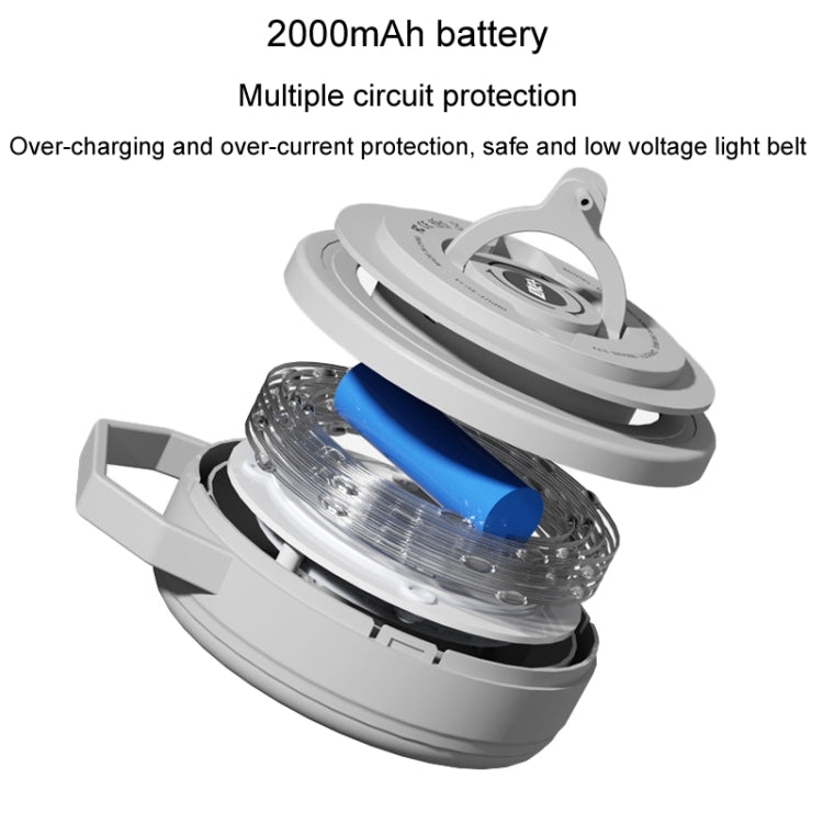 TUBUZHE 2 In 1 LED Portable String Lamp Camping Atmosphere Light USB Rechargeable Outdoor Tent Night Light(Green) - Camping Lighting by TUBUZHE | Online Shopping South Africa | PMC Jewellery | Buy Now Pay Later Mobicred