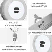TUBUZHE 2 In 1 LED Portable String Lamp Camping Atmosphere Light USB Rechargeable Outdoor Tent Night Light(Green)