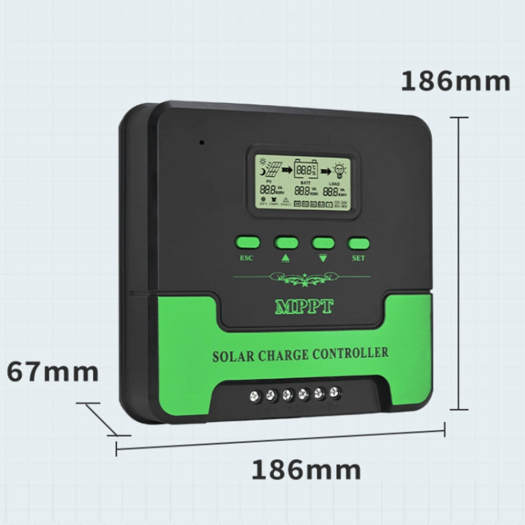 12V/24V 40A MPPT Smart Solar Charge Controller, Model: CM-D40