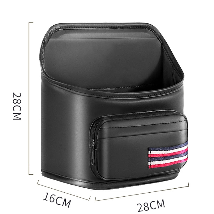 Car Seatback Storage Hanging Bag Vehicle Multifunctional Storing Tissue Box, Style: No Built-In Bucket