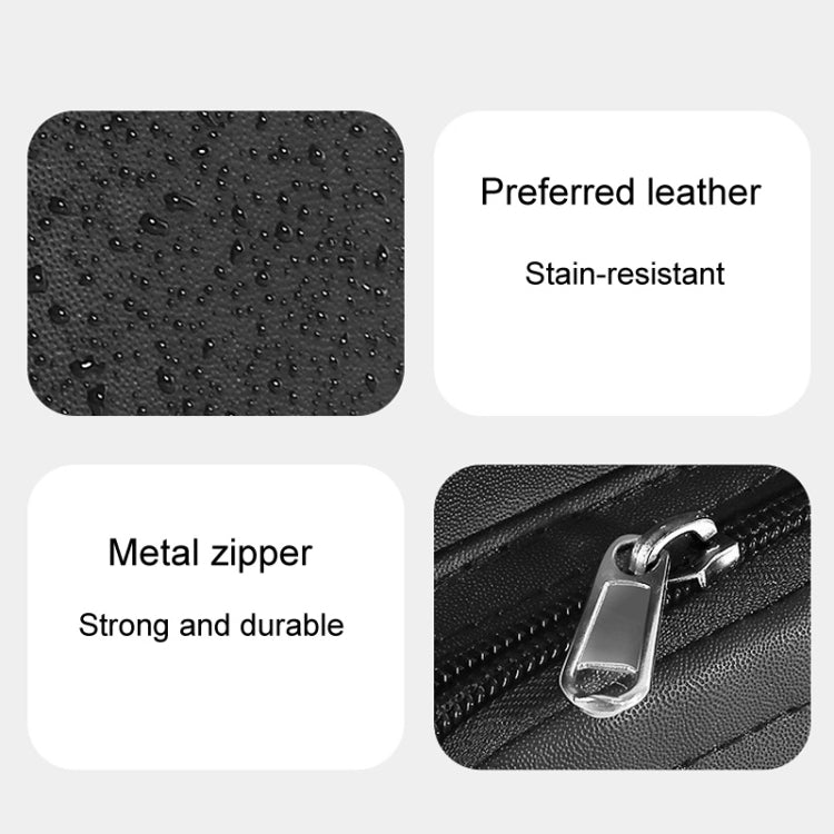 Car Seatback Storage Hanging Bag Vehicle Multifunctional Storing Tissue Box, Style: No Built-In Bucket