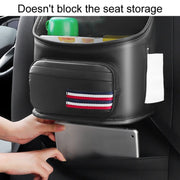 Car Seatback Storage Hanging Bag Vehicle Multifunctional Storing Tissue Box, Style: No Built-In Bucket