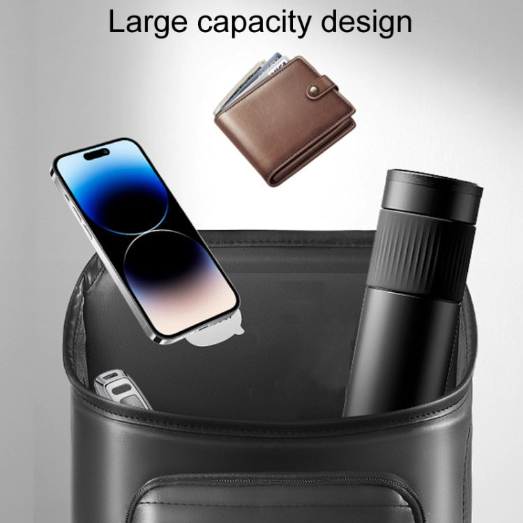 Car Seatback Storage Hanging Bag Vehicle Multifunctional Storing Tissue Box, Style: No Built-In Bucket