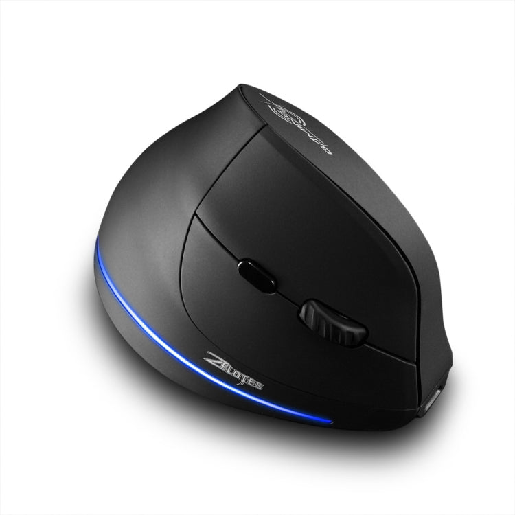 ZELOTES F35 6-buttons Vertical Grip Ergonomic Rechargeable Wireless Mouse(Blue Light) - free shipping - PMC Jewellery - Order now!
