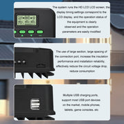 12V-24V 50A WIFI Remote MPPT Home Energy Storage Control System Solar Controller, Model: CM-D50