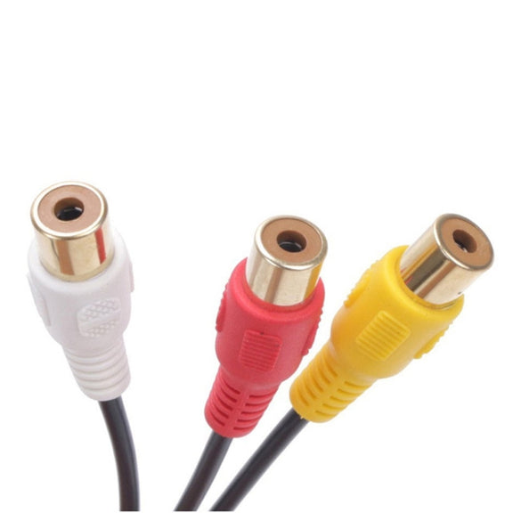 For Audi A6L / A8 / A5 / Q5 / Q7 / A1 AMI AUX 3RCA Lotus Input Cable