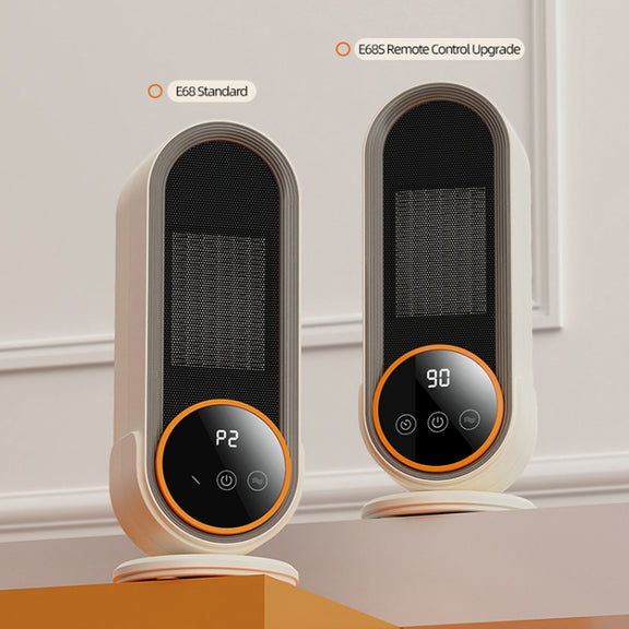E68 1200W PTC Ceramic Heating Desktop Heater Smart Electric Heater, Plug: US Plug(Standard Model)