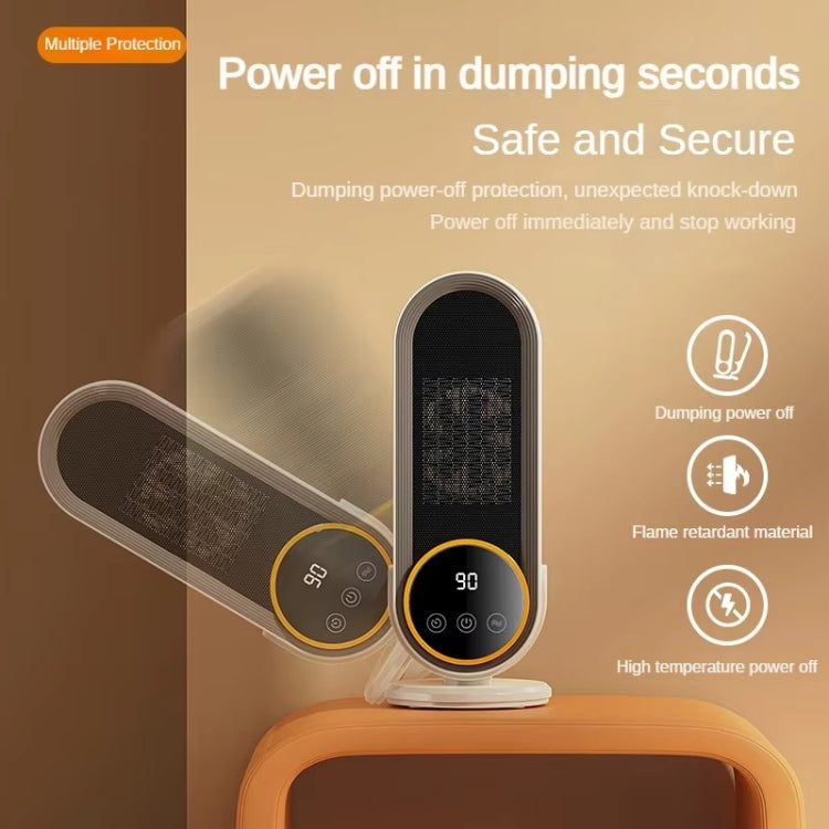 E68 1200W PTC Ceramic Heating Desktop Heater Smart Electric Heater, Plug: US Plug(Standard Model) - Electric Heaters by PMC TechLife | Online Shopping South Africa | PMC TechLife | Buy Now Pay Later Mobicred