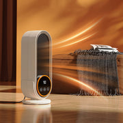 E68S 1200W PTC Ceramic Heating Desktop Smart Electric Heater, Plug: EU Plug(Remote Control Model)
