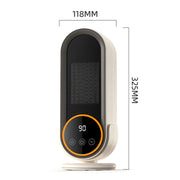E68S 1200W PTC Ceramic Heating Desktop Smart Electric Heater, Plug: EU Plug(Remote Control Model)