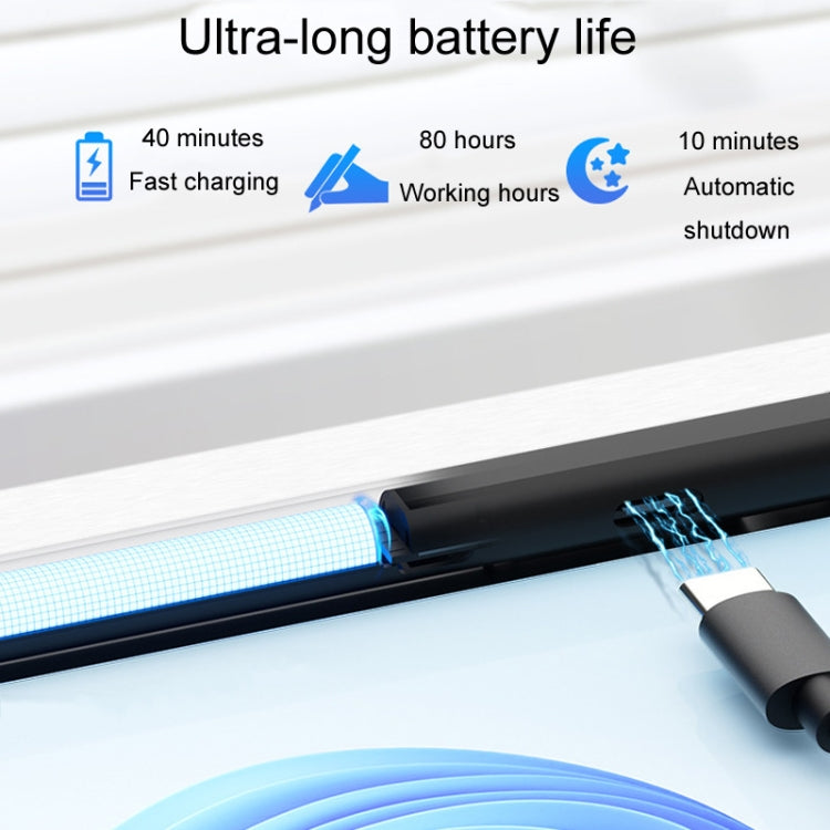 For Microsoft Surface Pro/Go/Laptop/Book Anti-Touch Handwriting Capacitive Pen(Gray) - Stylus Pen by PMC TechLife | Online Shopping South Africa | PMC TechLife | Buy Now Pay Later Mobicred