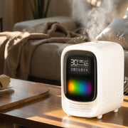 FS101 3.5L Colorful Light Home Bluetooth Music Aromatherapy Humidifier, Spec: UK Plug(Whtie)