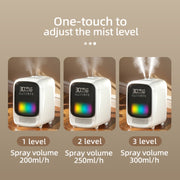 FS101 3.5L Colorful Light Home Bluetooth Music Aromatherapy Humidifier, Spec: US Plug(Whtie)