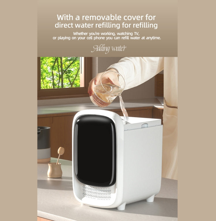 FS101 3.5L Colorful Light Home Bluetooth Music Aromatherapy Humidifier, Spec: US Plug(Whtie)