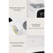 FS101 3.5L Colorful Light Home Bluetooth Music Aromatherapy Humidifier, Spec: US Plug(Whtie)