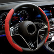 38cm Liquid Silicone Sweat-Absorbing Anti-Skid Car Steering Wheel Cover(Red) - Steering Wheel Accessories by PMC TechLife | Online Shopping South Africa | PMC TechLife | Buy Now Pay Later Mobicred
