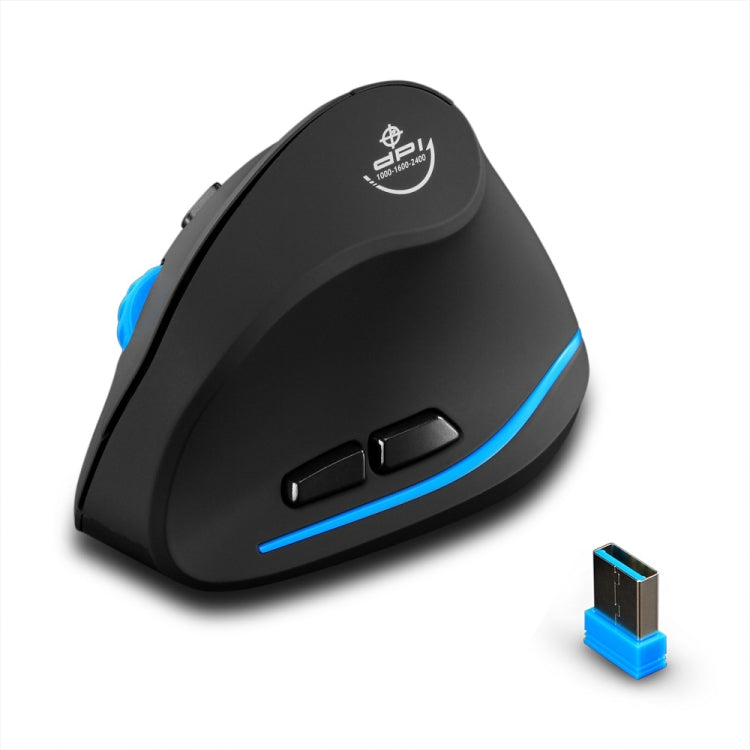 ZELOTES F-35A 6-Buttons Vertical Grip Ergonomic Rechargeable Wireless Mouse(Wireless Version) - free shipping - PMC Jewellery - Order now!