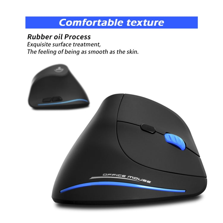 ZELOTES F-35A 6-Buttons Vertical Grip Ergonomic Rechargeable Wireless Mouse(Wireless Version) - free shipping - PMC Jewellery - Order now!