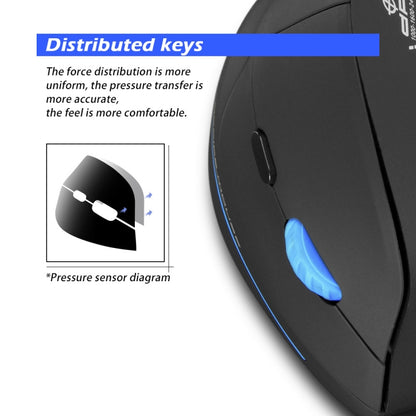 ZELOTES F-35A 6-Buttons Vertical Grip Ergonomic Rechargeable Wireless Mouse(Wireless Version) - free shipping - PMC Jewellery - Order now!