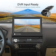 1+32G 7-Inch Single Din Android 10.0 Carplay Screen With GPS Navigation/Bluetooth/Mirror Link/DVR Input, Spec: With 4-light Camera