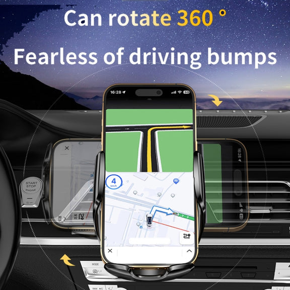 Q96 Car Wireless Charging Cell Phone Navigation Mount, Style: Standard