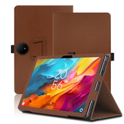 For TCL Nxtpaper 14 14.3-Inch Skin Texture All Inclusive Leather Tablet Case(Dark Brown)